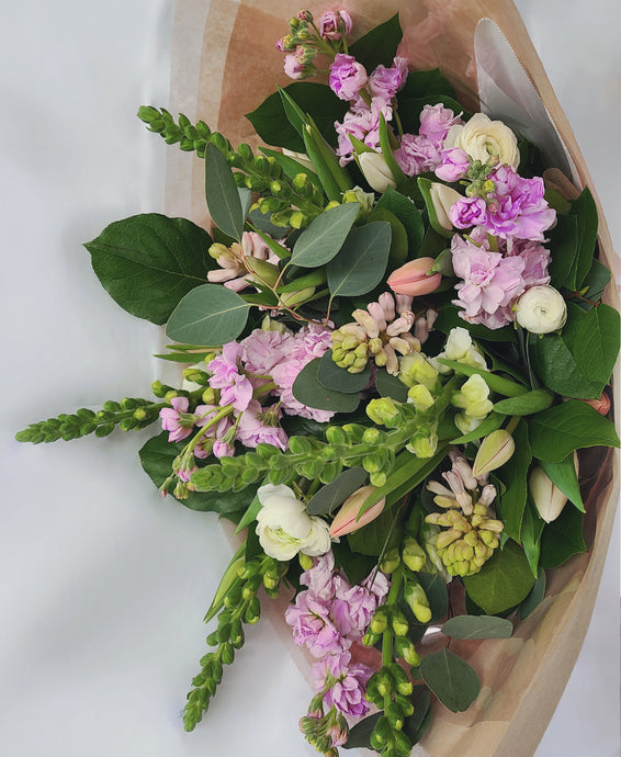 Pinks & Whites Spring Flower Bouquet
