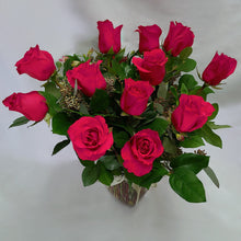 Load image into Gallery viewer, Valentine Vase of Roses