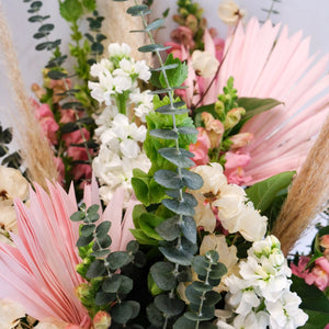 Mixed Fresh and Dried Floral Bouquet