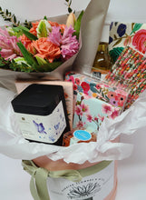 Load image into Gallery viewer, Afternoon Tea Gift Box and Fresh Flowers
