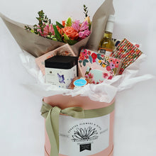 Load image into Gallery viewer, Afternoon Tea Gift Box With Fresh Flowers