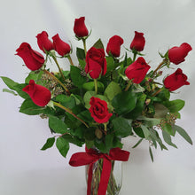 Load image into Gallery viewer, Valentine Vase of Roses