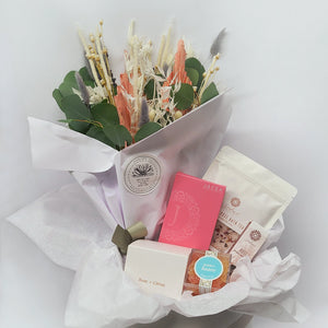 Small Gift Box With Dried Flowers