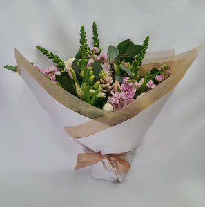Spring Blooms Bouquet with Snapdragons and Hyacinths